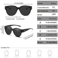 Men and Women'S Fashion round over Sunglasses Daily Wear Cycling Shopping Fishing Running Glasses Unisex UV400 Eyewear