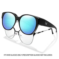 Men and Women'S Fashion round over Sunglasses Daily Wear Cycling Shopping Fishing Running Glasses Unisex UV400 Eyewear