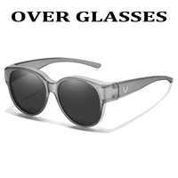 Men and Women'S Fashion round over Sunglasses Daily Wear Cycling Shopping Fishing Running Glasses Unisex UV400 Eyewear