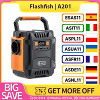 Flashfish A201 200W Portable Power Station, 172.8Wh/48000Mah Solar Generator Backup Battery Pack with 220V AC Sockets, Power up to 6 Devices, 3 Ways of Recharging, 3 LED Lighting Modes, Safe Protection