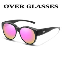 Men and Women'S Fashion round over Sunglasses Daily Wear Cycling Shopping Fishing Running Glasses Unisex UV400 Eyewear